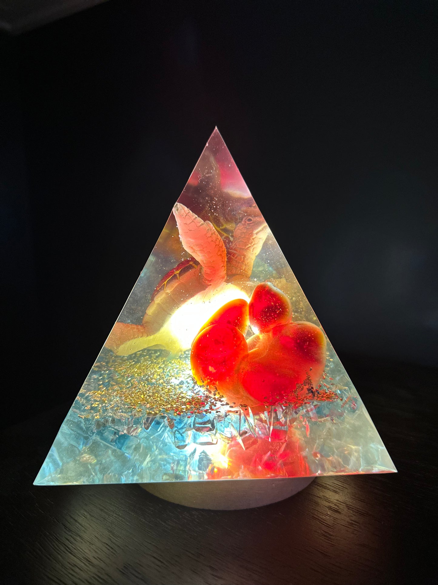 Fire and Ice Red Turtle Pyramid