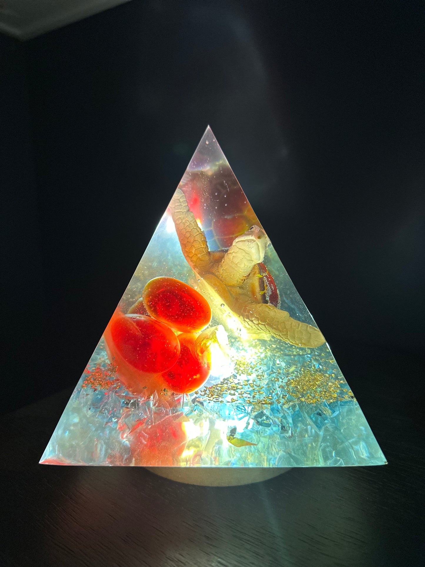 Fire and Ice Red Turtle Pyramid