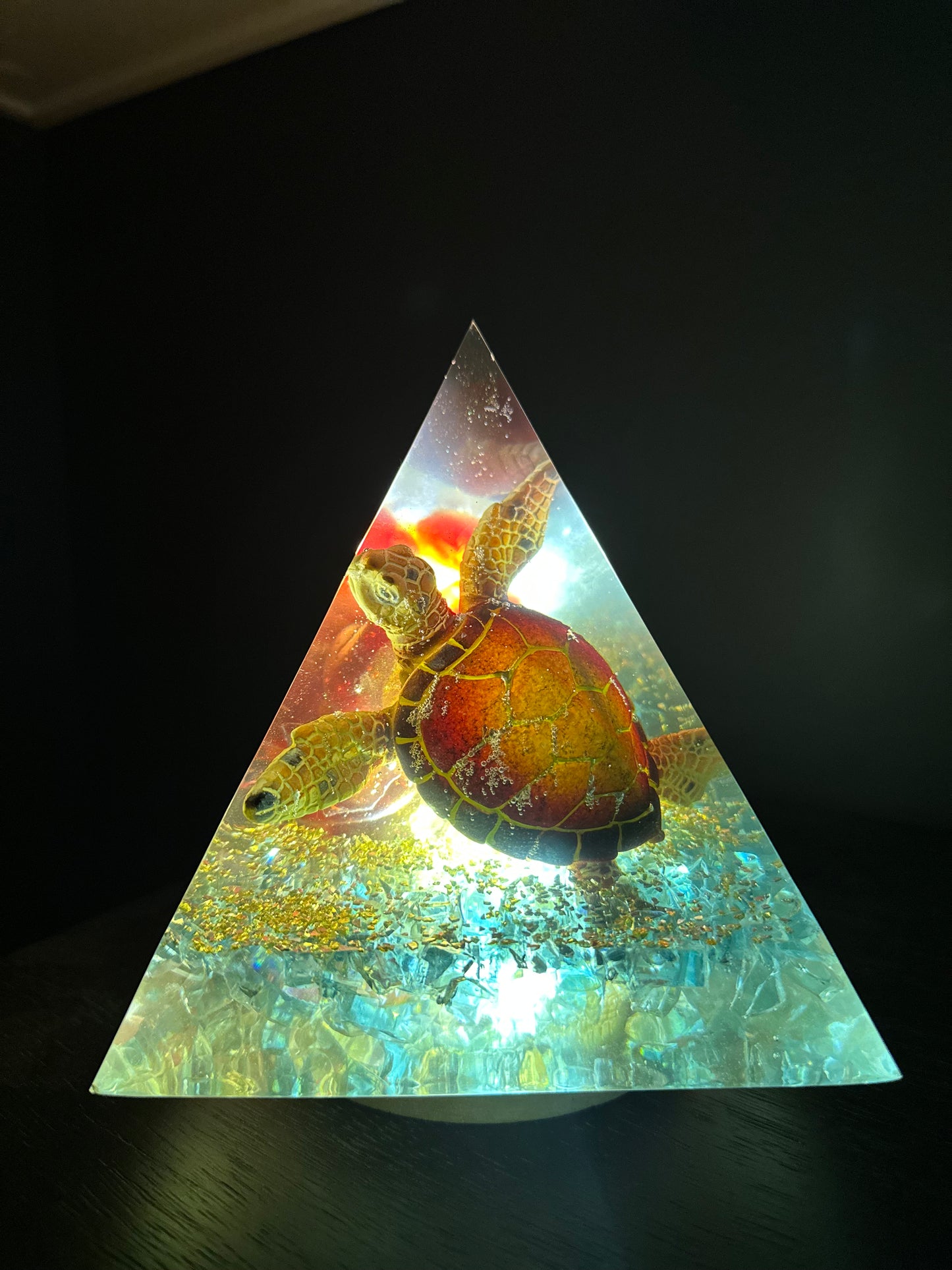Fire and Ice Red Turtle Pyramid