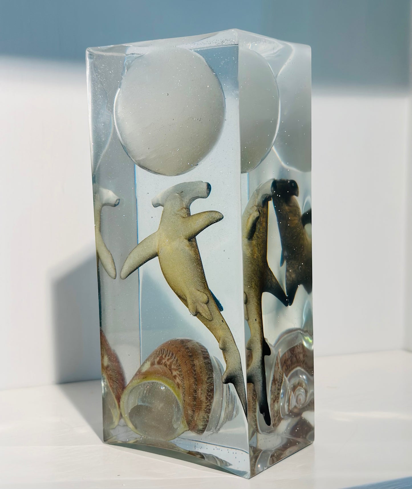 Selenite Full Moon Hammerhead Rectangle
