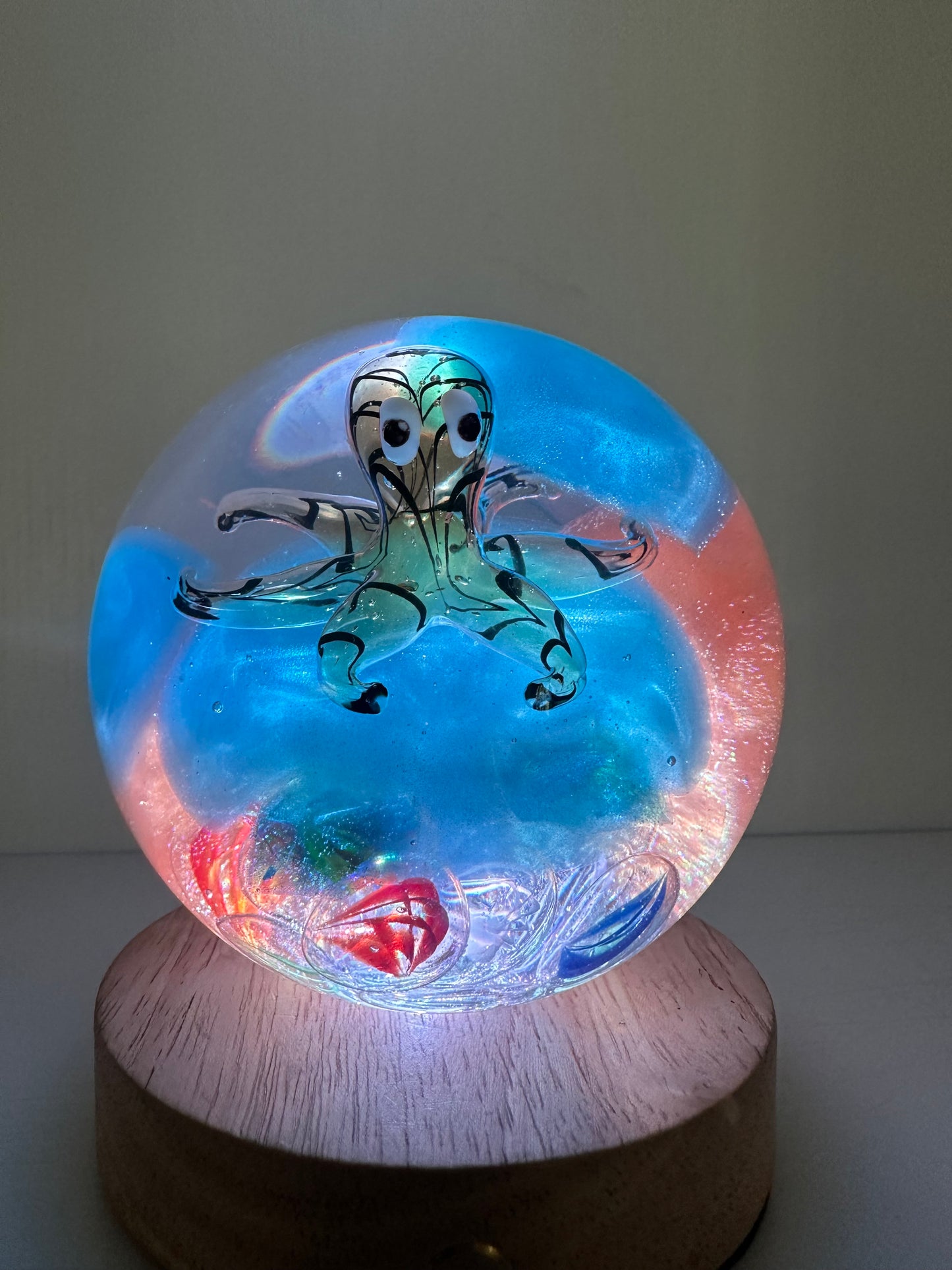 Large Colorful Octopus Sphere