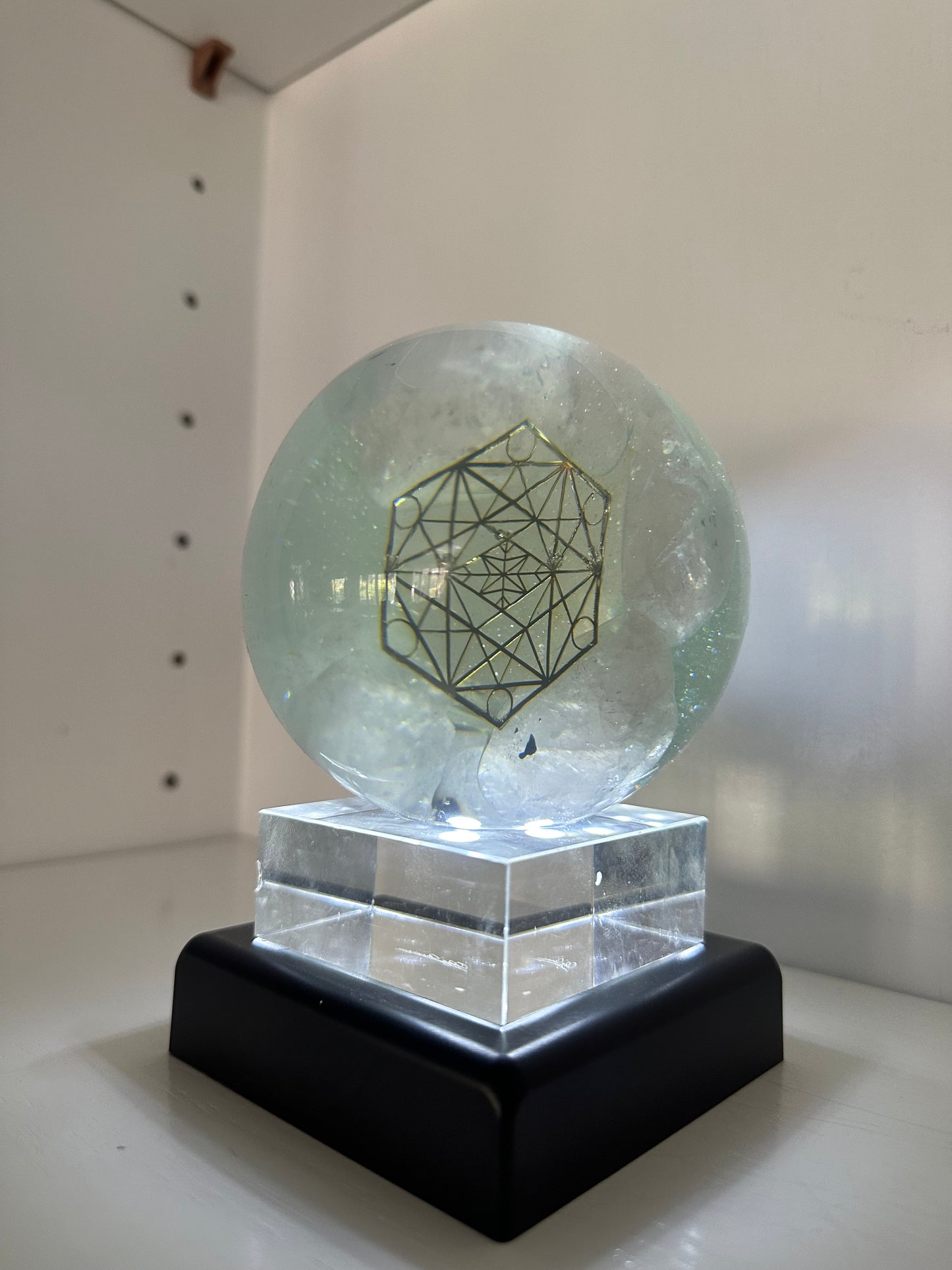 Rose Quartz Orgonite Sphere