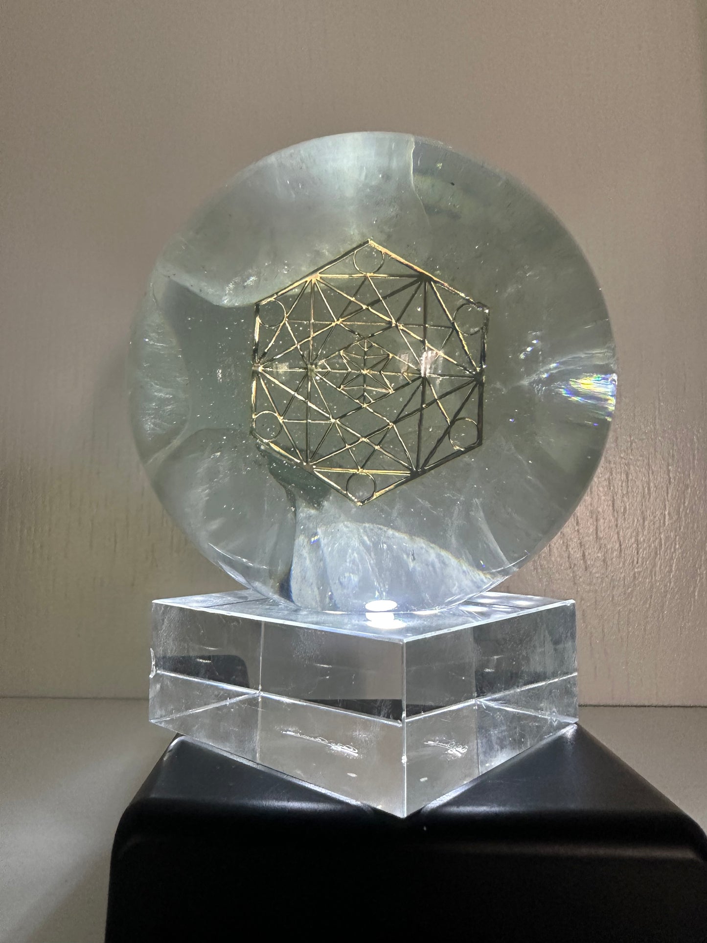 Rose Quartz Orgonite Sphere