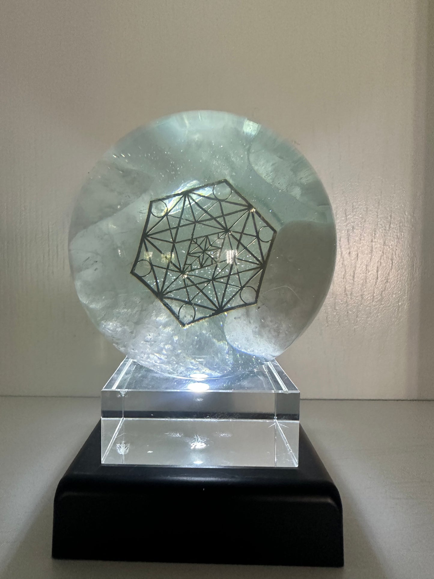 Rose Quartz Orgonite Sphere