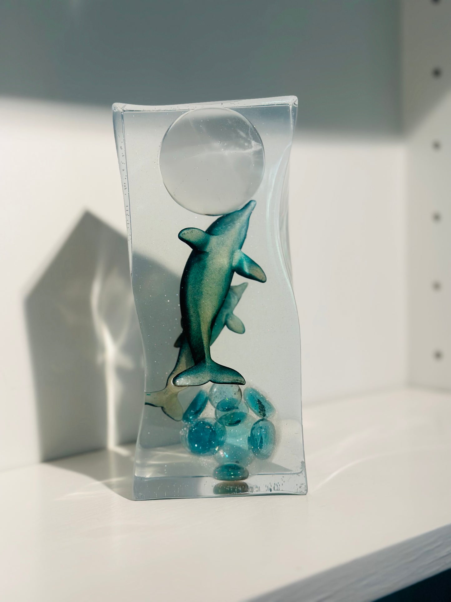 Full Moon Aquatic Dream Dolphins