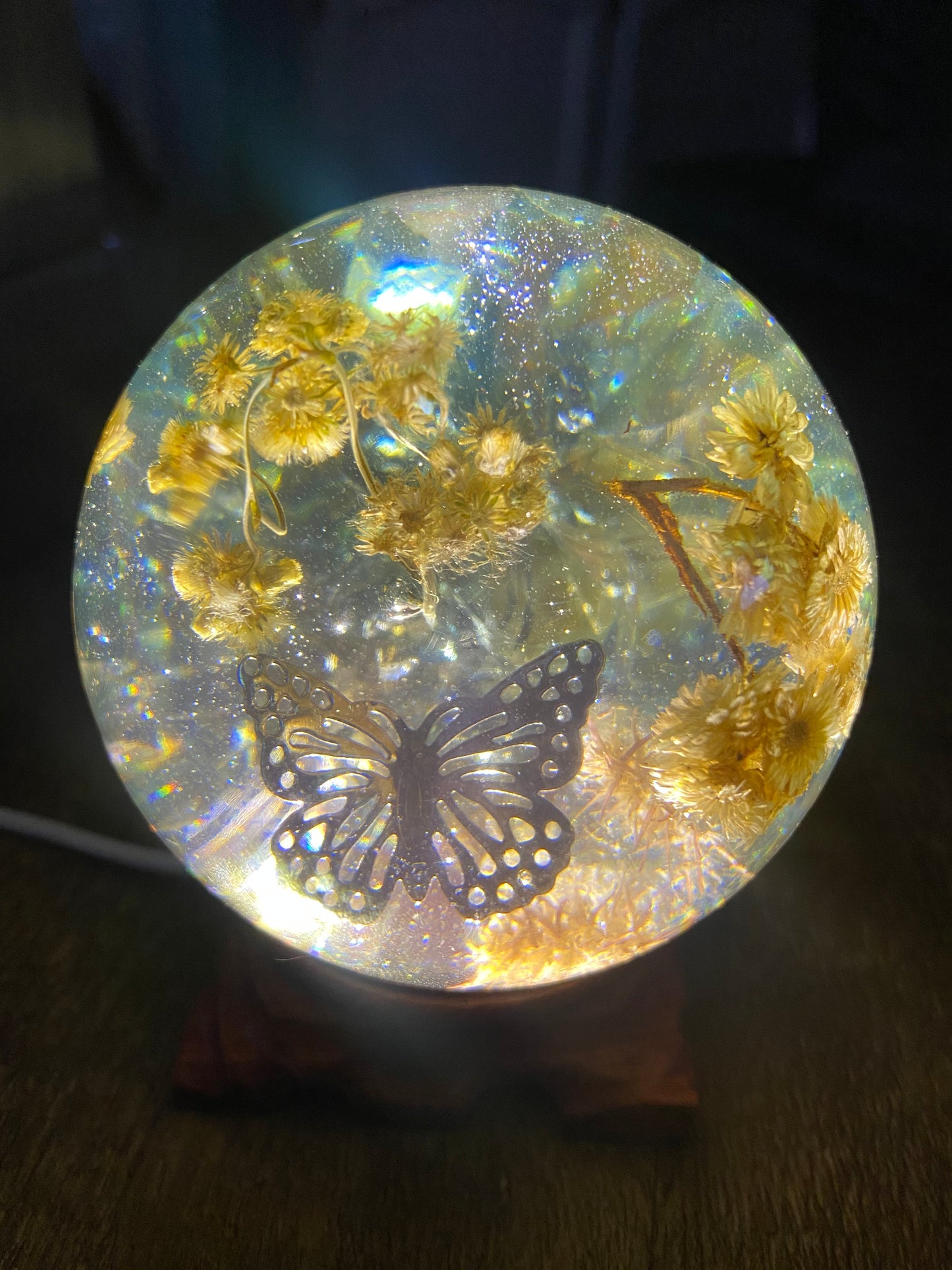 Blue Sky, Golden Flower, Silver Butterfly Dream
