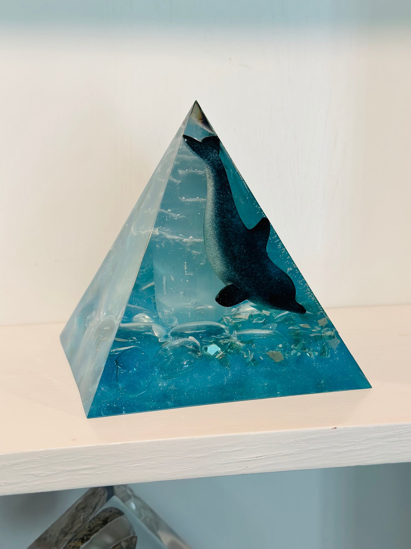 Selenite Tower Blue Dolphin Pyramid